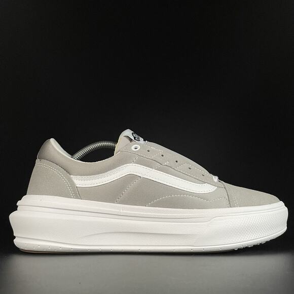 Vans Old Skool Overt CC Men’s Size 11 Gray White Casual Sneaker Comfort Shoe NEW - Picture 6 of 9
